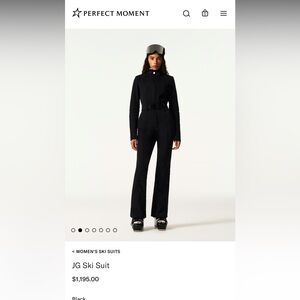 Perfect Moment XS Black Women's Ski Jumpsuit